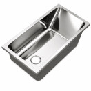 Banheira Inox para Berçário 75x40x20cm - Construinox